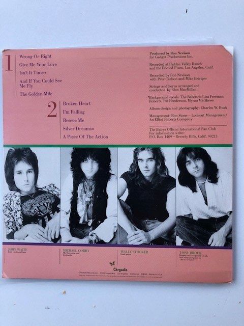 Dischi in vinile: The Babys – Usato da Aarwangen venduto da Jukebox3 2