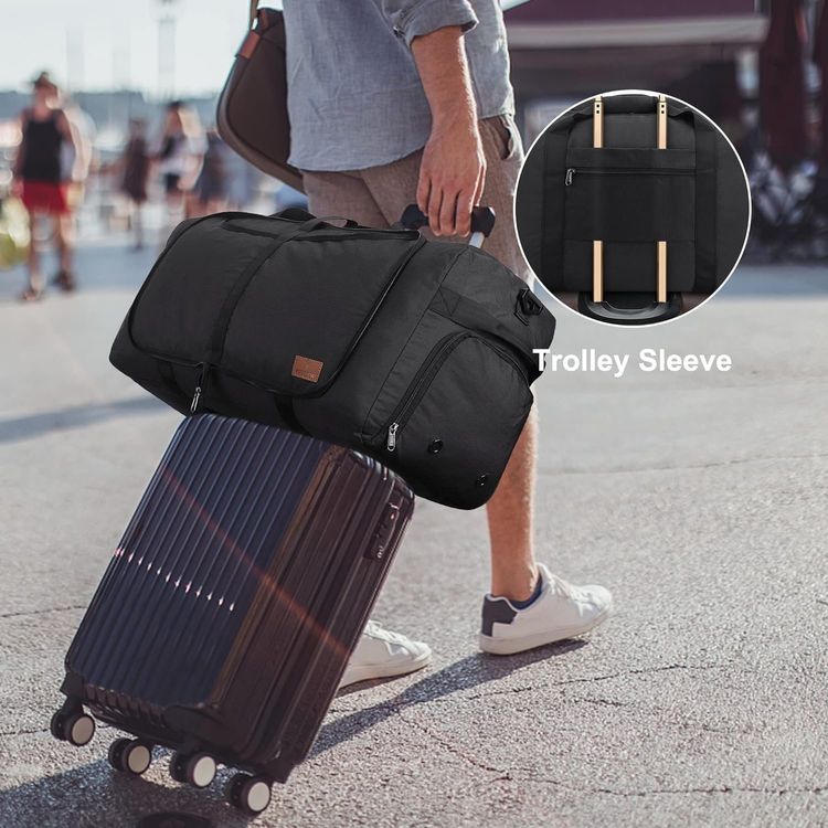 Borse: Faltbare wasserdichte Reisetasche 100L große mit Schuhfach – Nuovo e nell'imballaggio originale da Genève venduto da Top-Trend 2