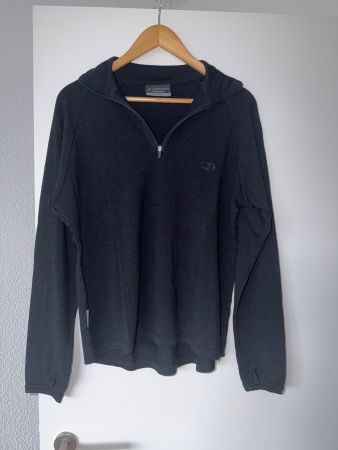 Icebreaker Half Zip Merino Pullover schwarz Grösse L