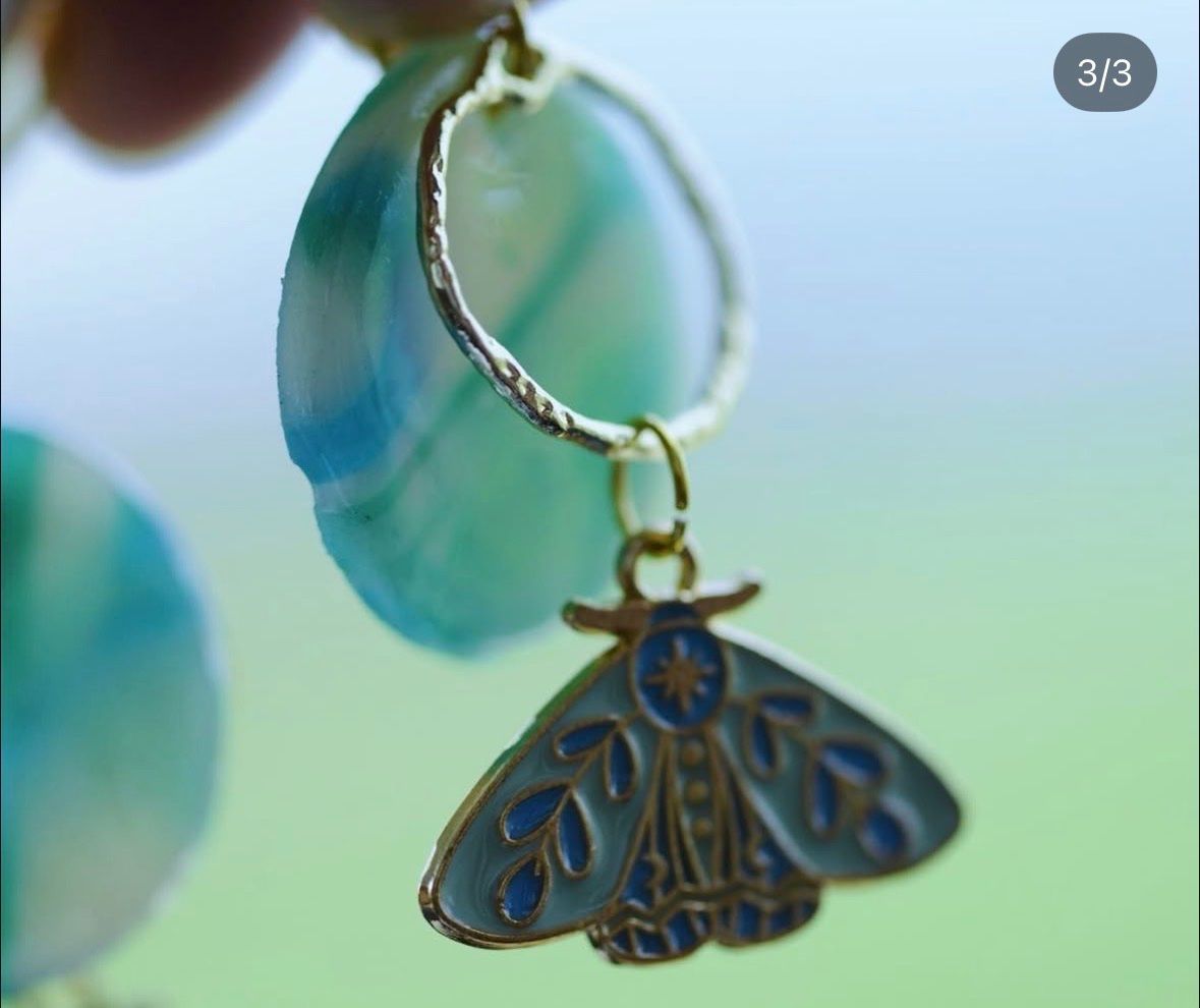 Boucles d'oreille: PAPILLON BLEU   Boucles d'oreilles – D'occasion à St-Saphorin-Morges par chl_s5rr 2