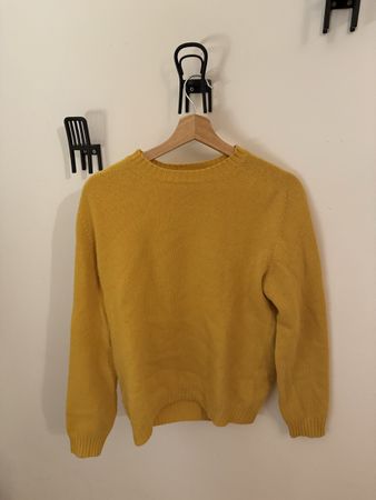 YELLOW SWEATER WOOL/CASHMERE (M)