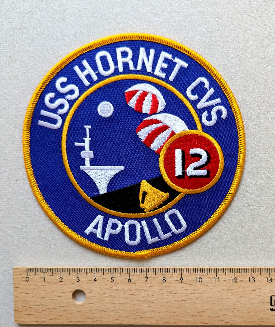 Toppe: Patch "APOLLO / USS HORNET CVS 12", Schulter – Nuovo (secondo la descrizione) da Olten venduto da J.Cooper58 1