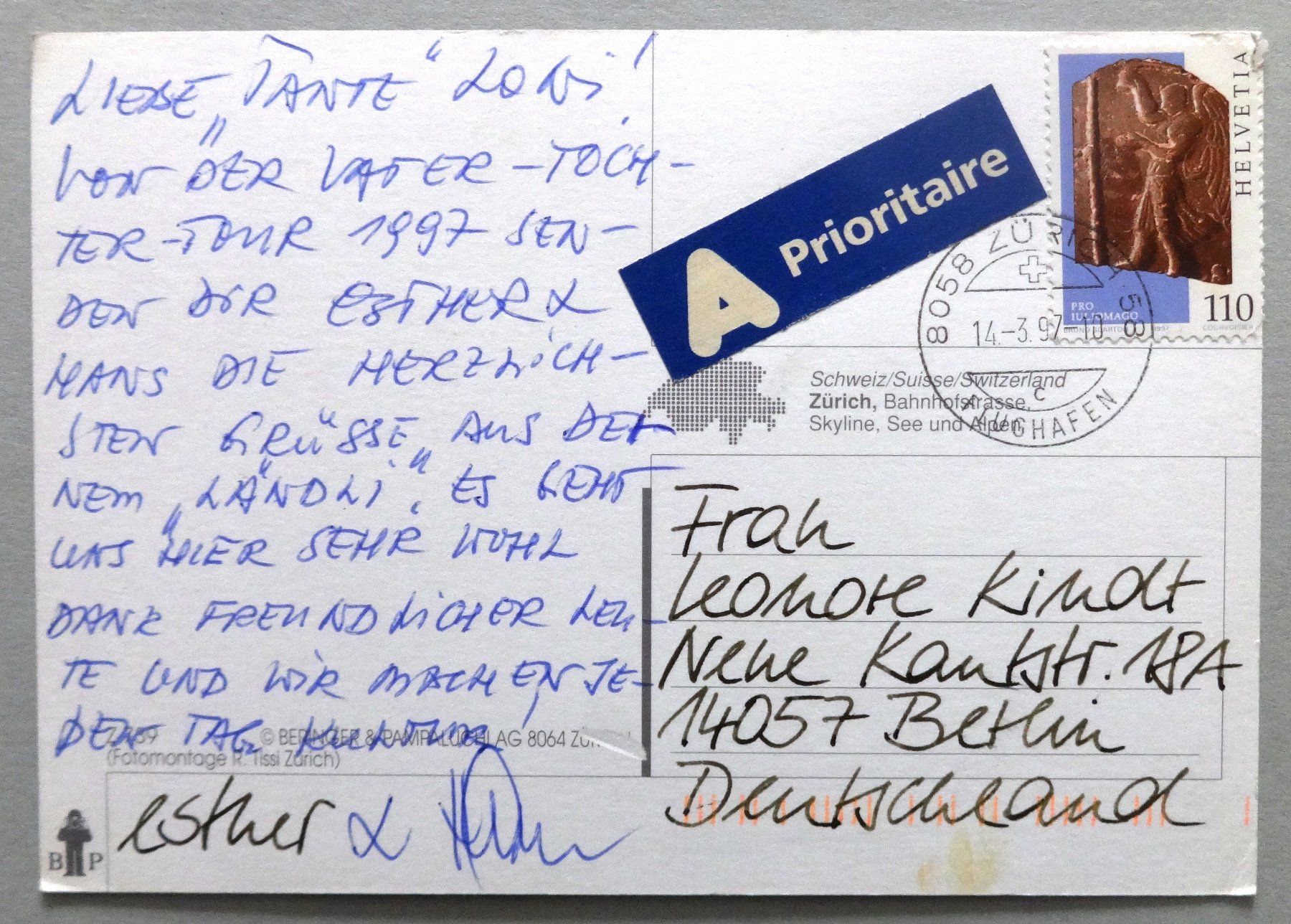 Cartes postales: Zürich, Bahnhofstrasse – D'occasion à Fétigny par Billy2miny 1
