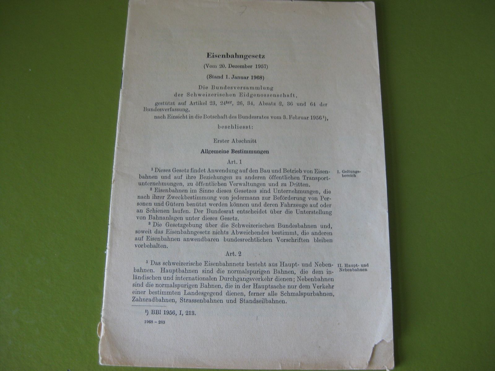 Libri: Eisenbahngesetz Stand 1.1.1968 – Usato da Malters venduto da Marosko