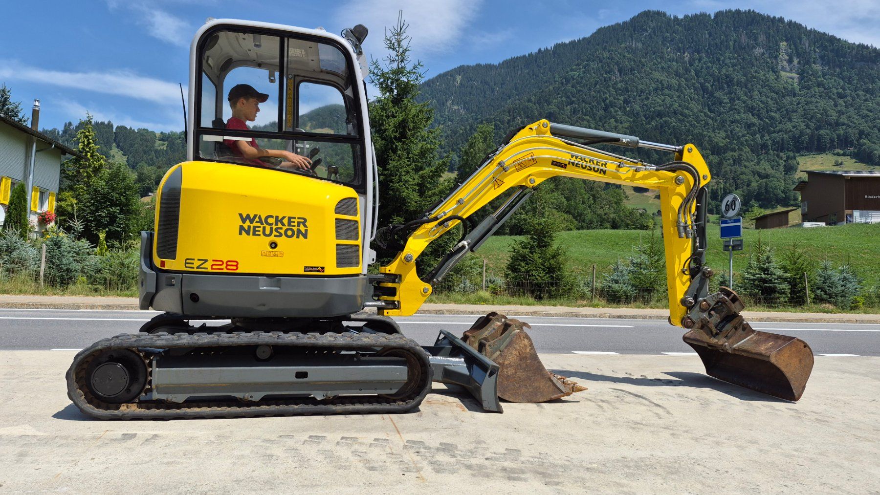 Wacker Neuson Excavateurs: Kettenbagger Bagger Wacker Neuson EZ28  Jg. 2017 – D'occasion à Schüpfheim par grischa01 5