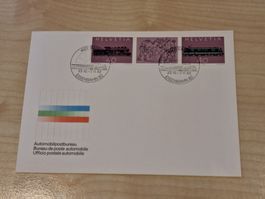 Ersttagsbrief (FDC), Automobilpostbureau, gestempelt!