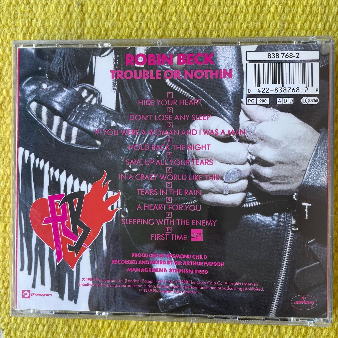 CD: ROBIN BECK-TROUBLE OR NOTHIN – Usato da Rorschacherberg venduto da CD-Roli 1