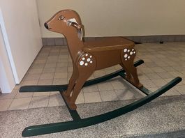 Vintage Schaukel Reh - Bambi