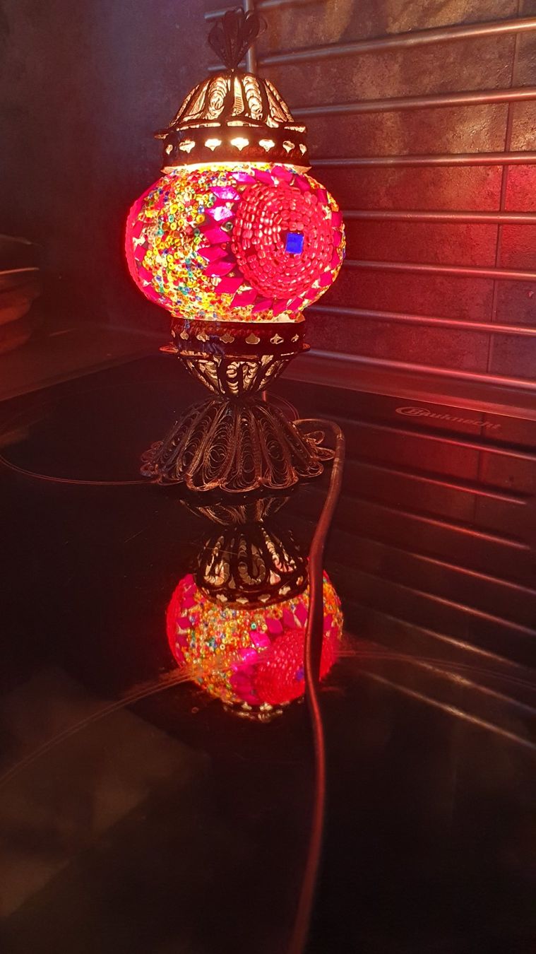 Lampade: Superbe lampe orientale mosaïque artisanale – Usato da Erde venduto da zakleblanc