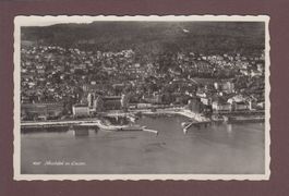 NEUCHÂTEL vu d'avion - Port - 1937