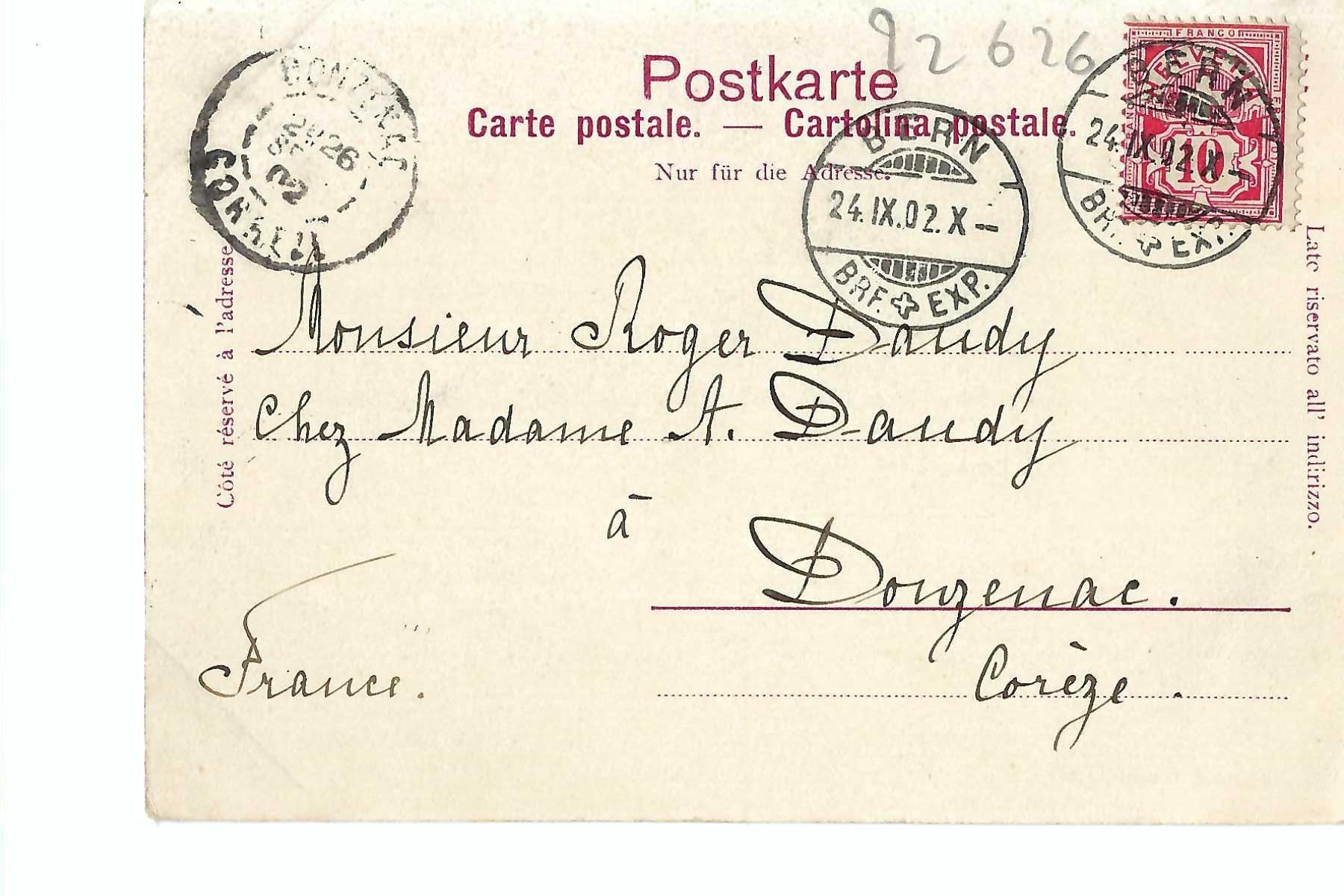 Cartes postales: Bern Unterthor und  Nydeggbrücke 1902 – D'occasion à Thun par 44wart 1