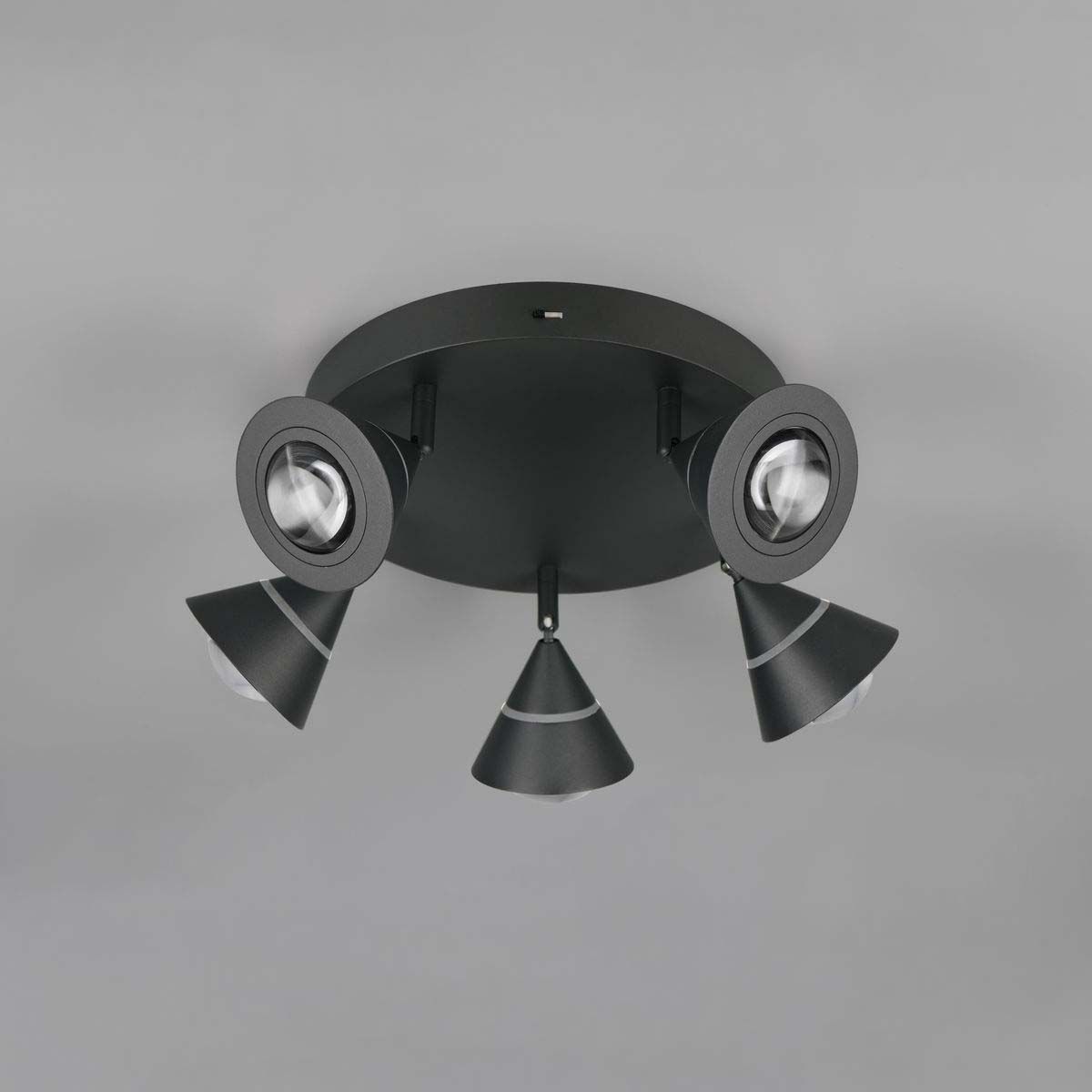 Lampadari & plafoniere: LED Deckenleuchte, Schwarz, 28 cm Ø – Nuovo (secondo la descrizione) da Kreuzlingen venduto da Smart-Light 8
