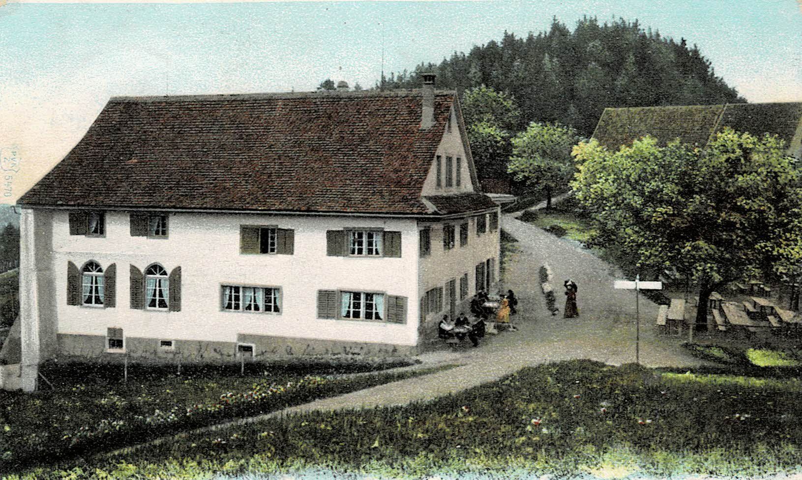 Cartoline postali: BALDERN Stallikon ZH gel. 1904! – Usato da Hergiswil NW venduto da Kartenfrau