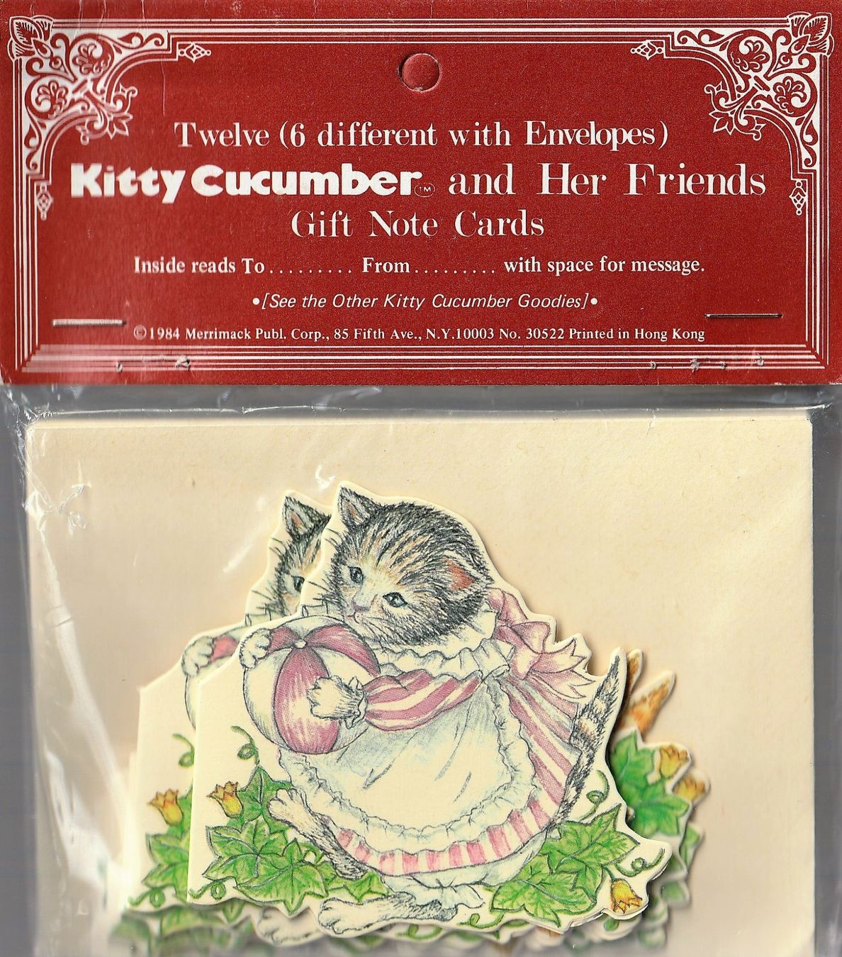Carta: 12 Geschenkanhänger Katzen, mit Umschlag – Nuovo e nell'imballaggio originale da Kriens venduto da Kraeutergarten 1