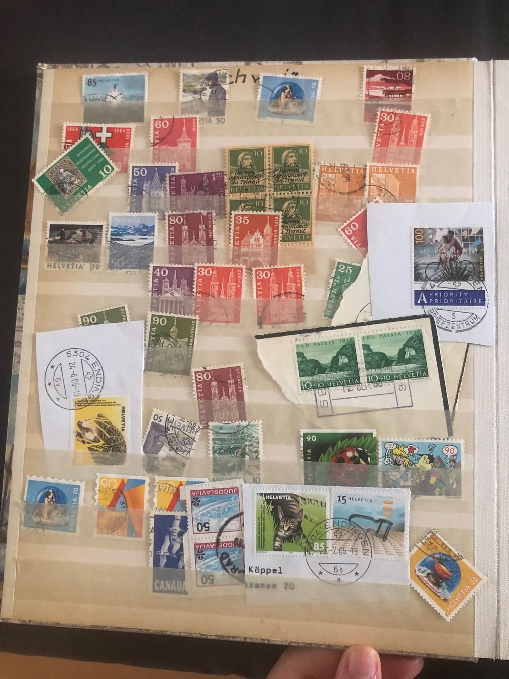 Tutti i francobolli: Grosse Briefmarkensammlung Album – Usato da Schinznach Dorf venduto da Beazam 1