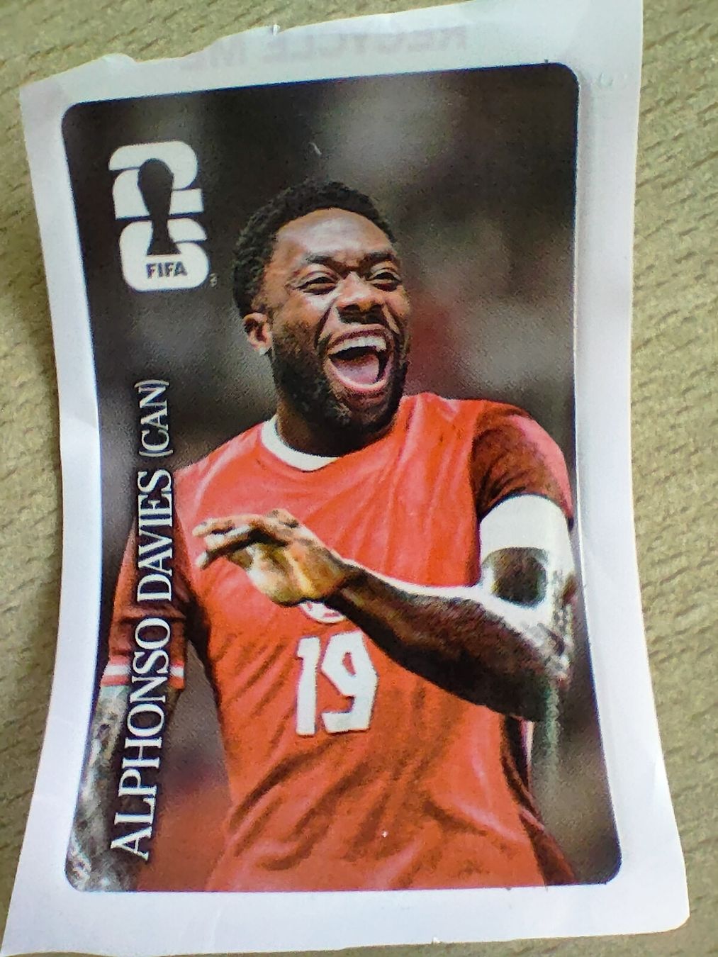 Panini Sammelbilder & Trading cards: FIFA WM 2026 Coca Cola / Alphonso Davies CAN – Neu (gemäss Beschreibung) aus Unterägeri von Meikelbein