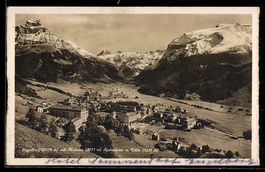 Engelberg, Ortsansicht mit Kahnen, Spann