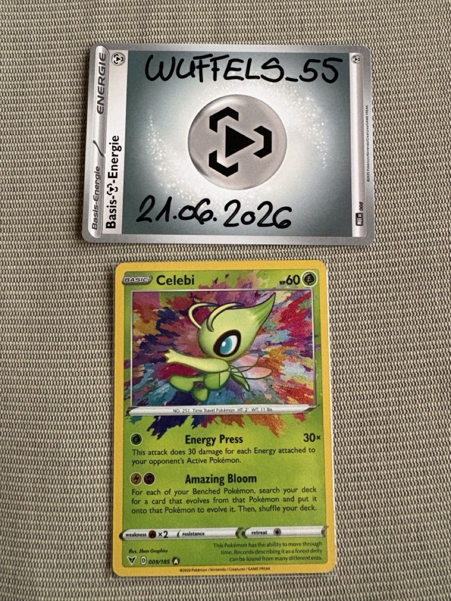 Pokémon Carte collezionabili: Pokémon Celebi  009/185 ENG – Usato da Berikon venduto da Wuffels_55