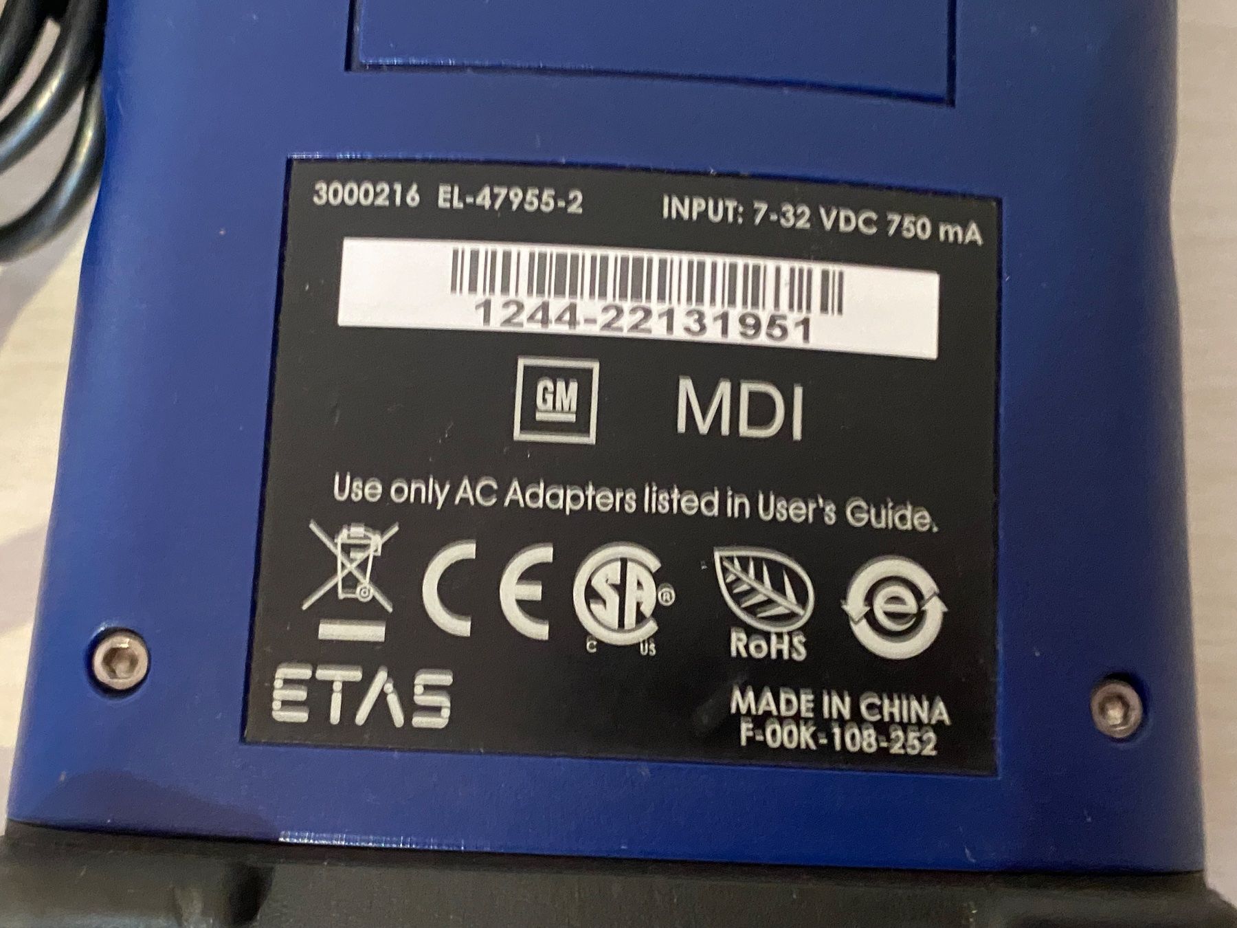Misurare: Diagnosegerät von GM MDI – Usato da Hägglingen venduto da kar_v9qf 2
