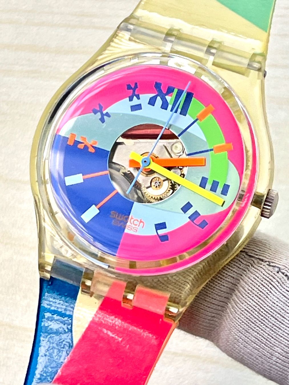 Swatch Orologi: Swatch Uhr, Sommer-Look! – Usato da Grenchen venduto da chththl 3