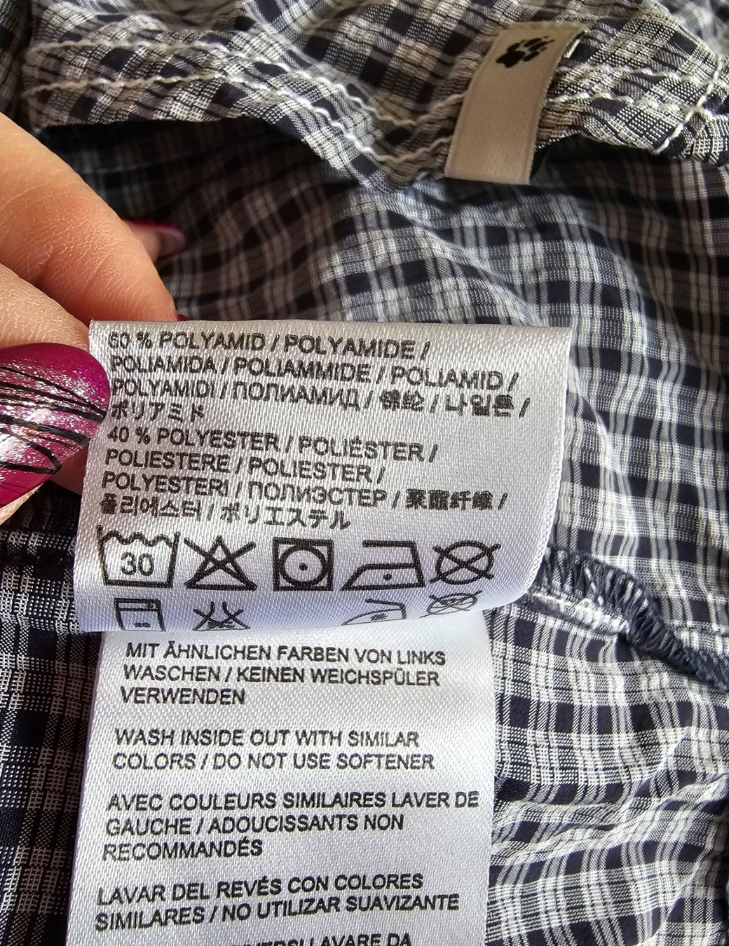 Jack Wolfskin Camicette: Jack Wolfskin neuw. Bluse / Hemd Gr. S kariert – Usato da Füllinsdorf venduto da Sunnebliemli7 5