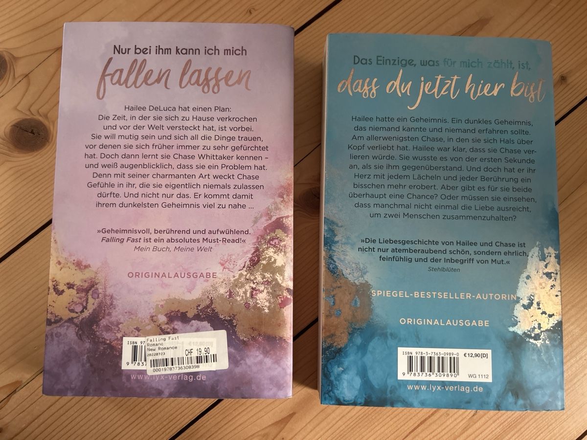 Libri: Bianca Iosivoni Falling Fast und Flying High – Usato da Rheinfelden venduto da g.jelena 1