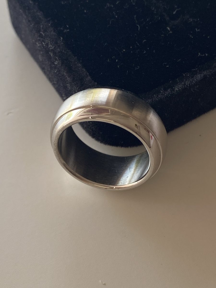 Anelli: Xenox Silberne Massive Edelstahl Ring – Nuovo (secondo la descrizione) da Givisiez venduto da dor_xb9k 1