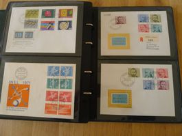1968 bis 1972 FDC mit Rütlirapport und viele top FDC