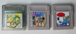 3 Game Boy Spiele Tin Tin, Dynablaster