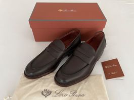 Loro Piana City Walk Loafers English Grain