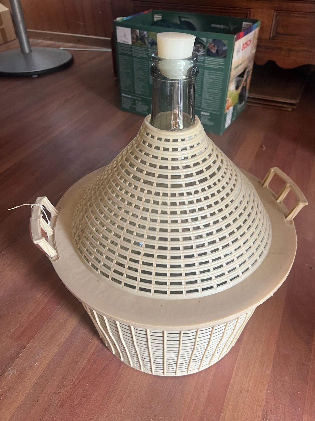 Bottiglie: Grosse Korbflasche / Ballonflasche 25 L – Usato da Boppelsen venduto da vanrijn