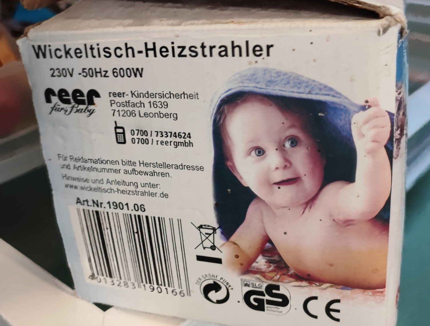 Reer Radiatori: Reer Badezimmer- oder Wickeltisch-Heizstrahler – Nuovo (secondo la descrizione) da Mosnang venduto da KurtHe 1