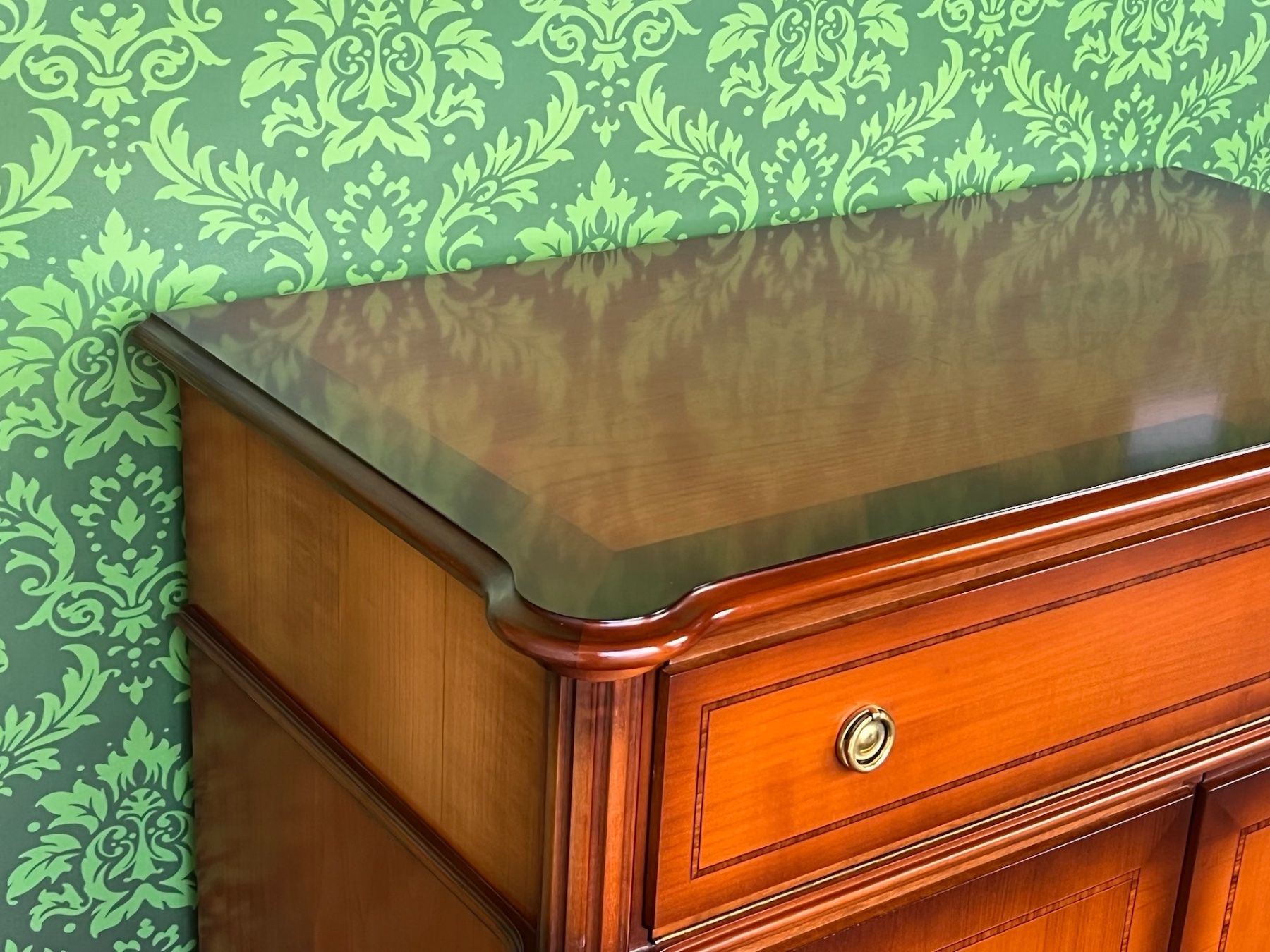 Cassettiere: Barock Kommode Anrichte Biedermeier Kirschholz Stilmöbel – Usato da Gemünden venduto da GEUENWALD 2