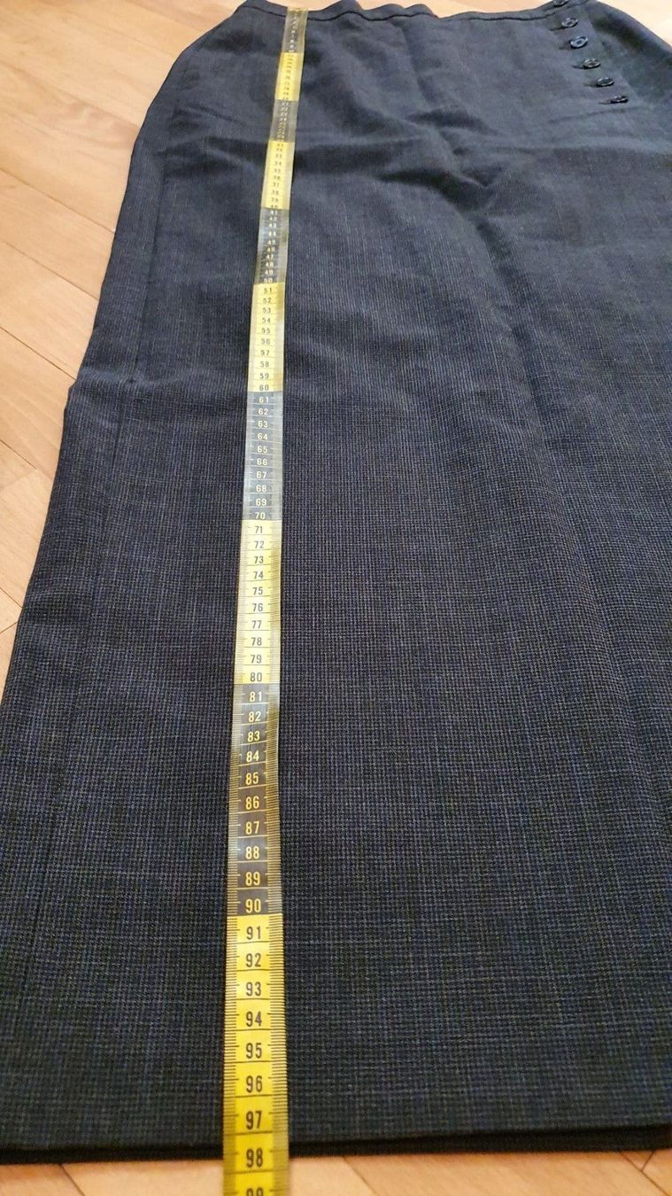 Gonne: Eleganter vintage maxirock, Gr. 38, grau – Usato da Wald ZH venduto da CapLux 6