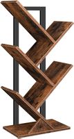 Bücherregal Baumform 4 Ebenen, Metall Design im modernen