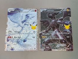 Reshiram #113 + Zekrom #114 (EN) 25th Célébrations Pokemon