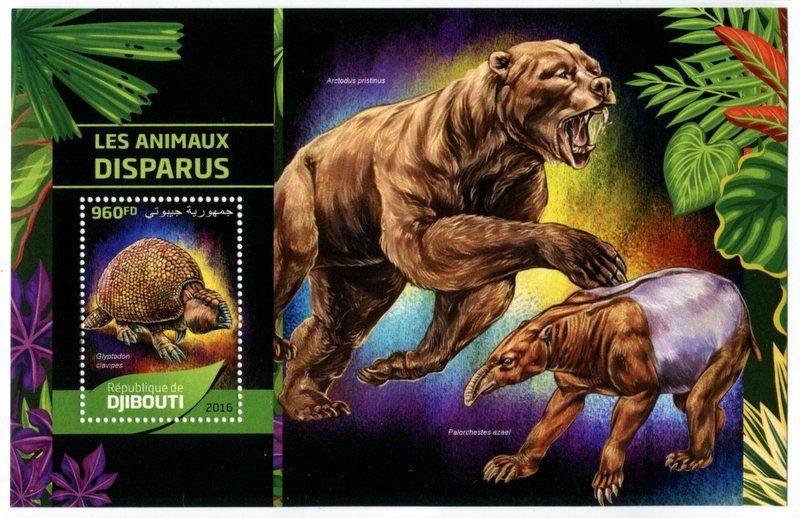 Tous les timbres: Block "Arctodus". Dschibuti – Neuf avec emballage d'origine à Basel par Butsch5