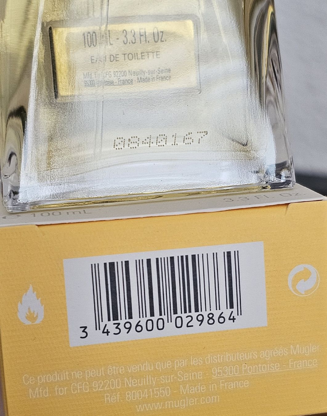 Mugler Parfums & Eau de Toilette: Mugler Cologne Fly Away  – D'occasion à Mauren par Cthulchu 2
