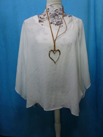 MARCCAIN HÄNGERCHEN GR 44 LUFTIG UND LEICHT WEISS EDEL BLUSE