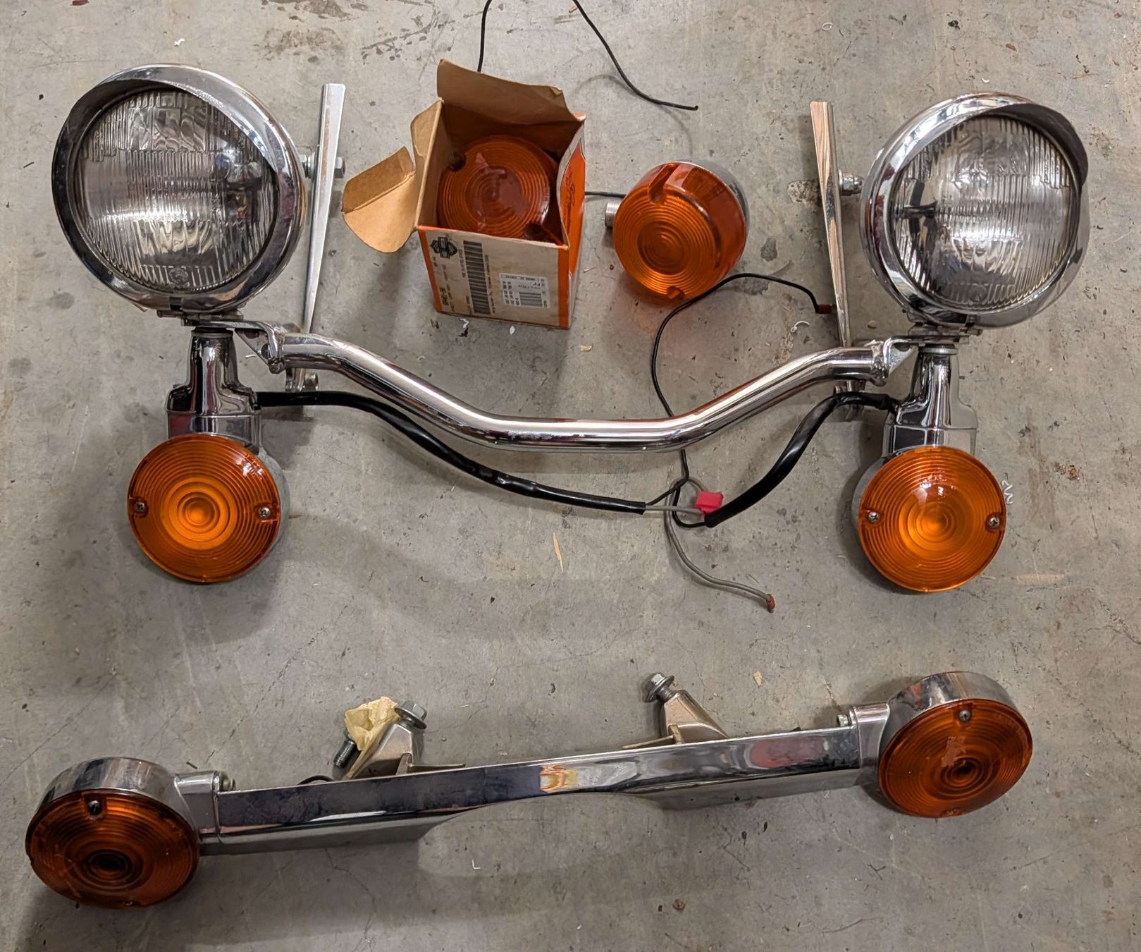 Harley-Davidson Tutti i ricambio per moto: Harley-Davidson Softail Windschild, Scheinwerfer, Blinker – Usato da Bonstetten venduto da Rm2003