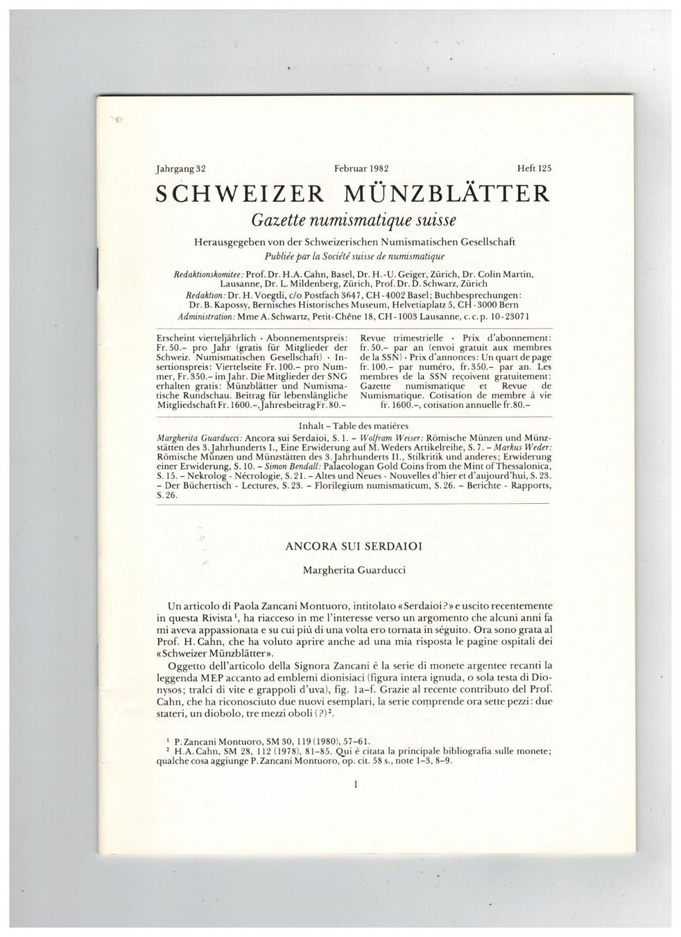 Libri: Numismatik – Nuovo (secondo la descrizione) da Biel-Benken BL venduto da rud_yc8p
