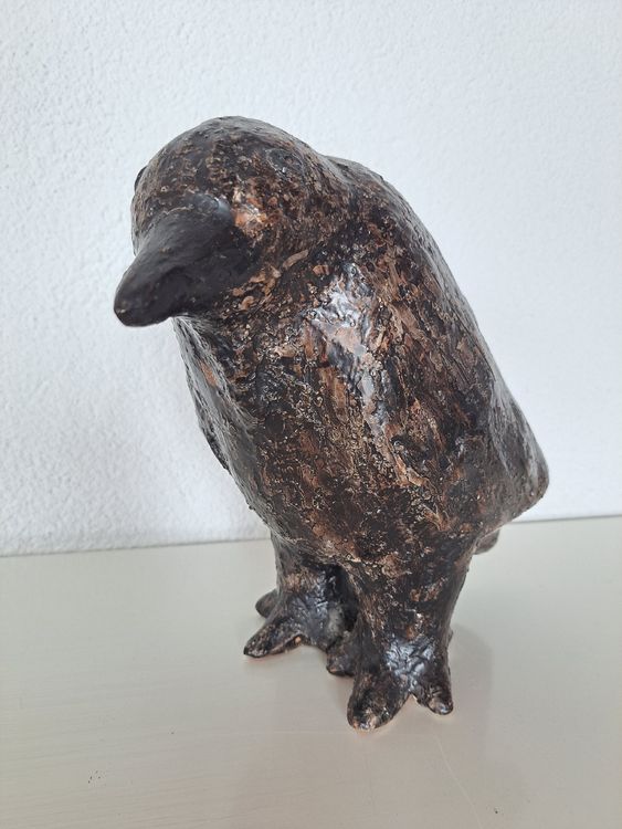 DIYOMR Goldene Vogel-Figuren Aus Keramik – 7,6x3,8x6,6 Cm, 2 Stück – Moderne Deko Für Fensterbank, Schreibtisch & Bonsai