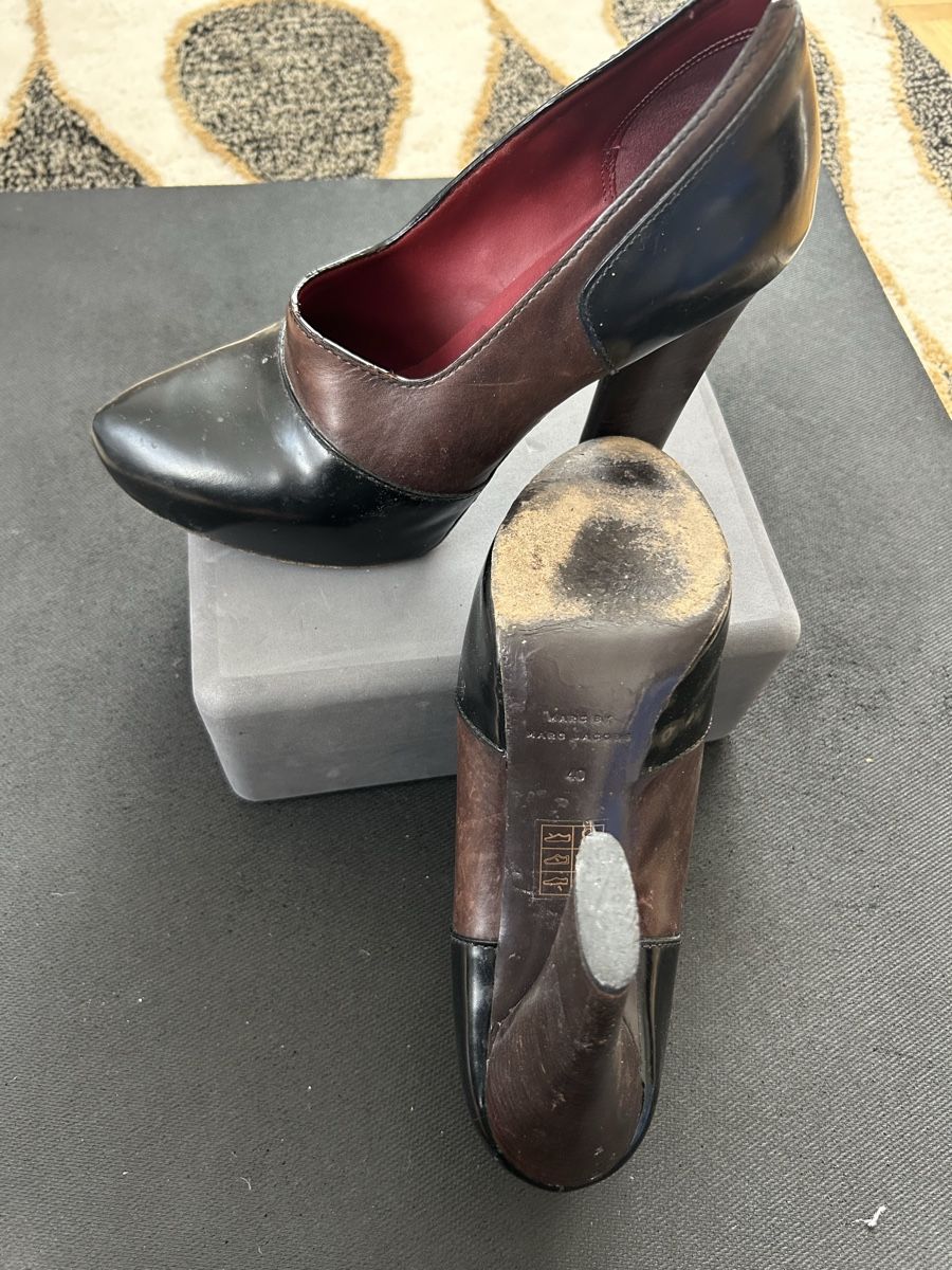 Marc Jacobs Scarpe da donna: Marc Jacobs colour block heels. EU size 40. Leather. – Usato da Basel venduto da kst_27ts 1