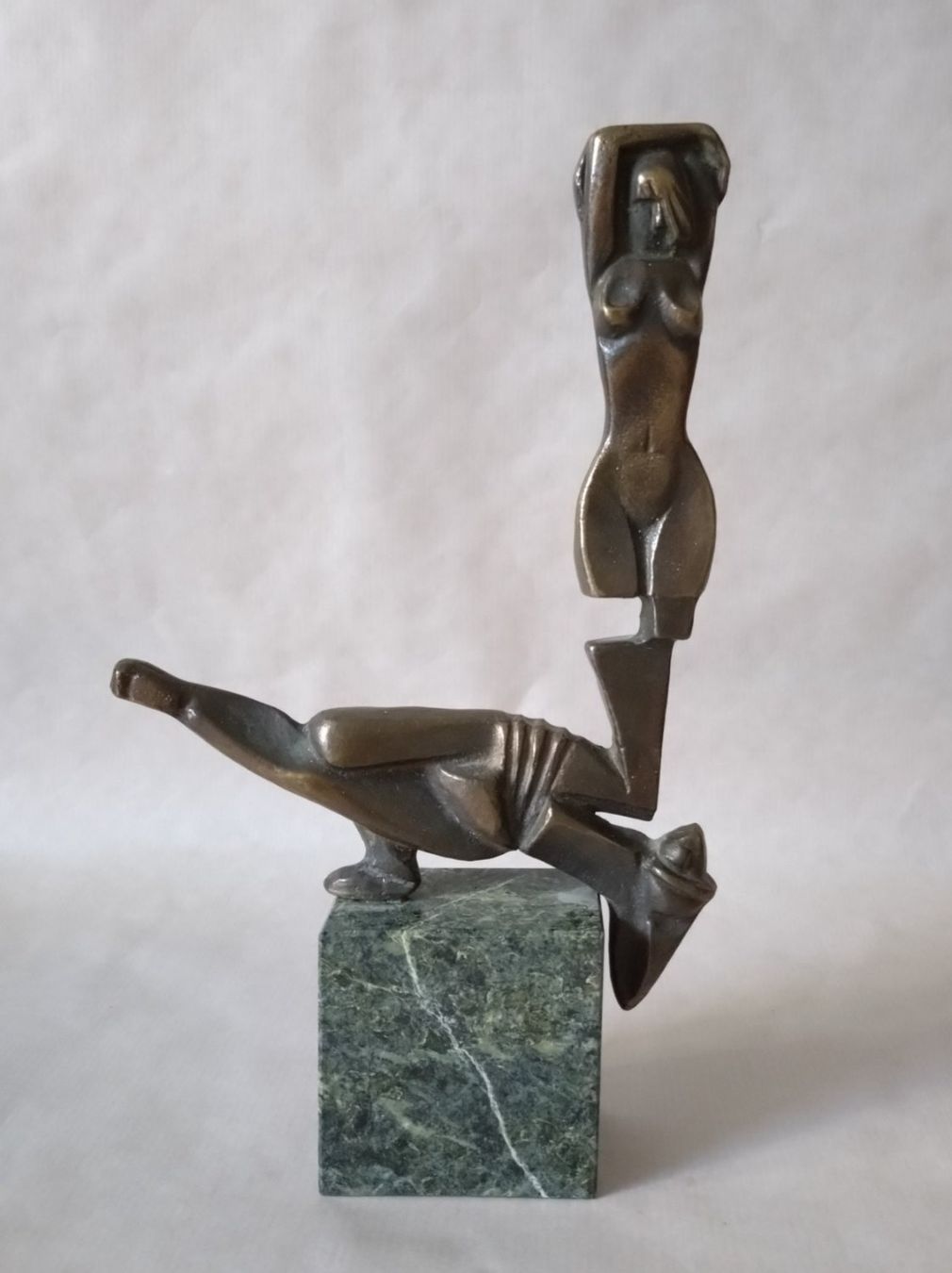Sculture & Statue: Variations, sculpture de Wojtek Pondel, signée, bronze – Nuovo e nell'imballaggio originale da Genève venduto da mar_2kgm