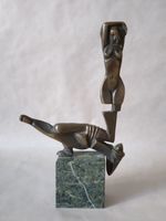 Variations, sculpture de Wojtek Pondel, signée, bronze