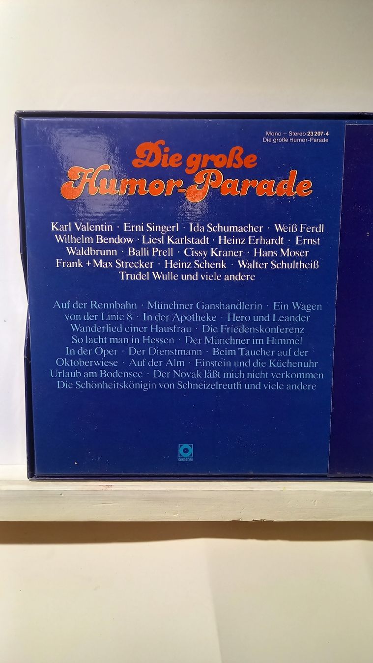 Musicassette: Die grosse Humor-Parade MusiCassette Box – Usato da St. Gallen venduto da Bir_Rer 1