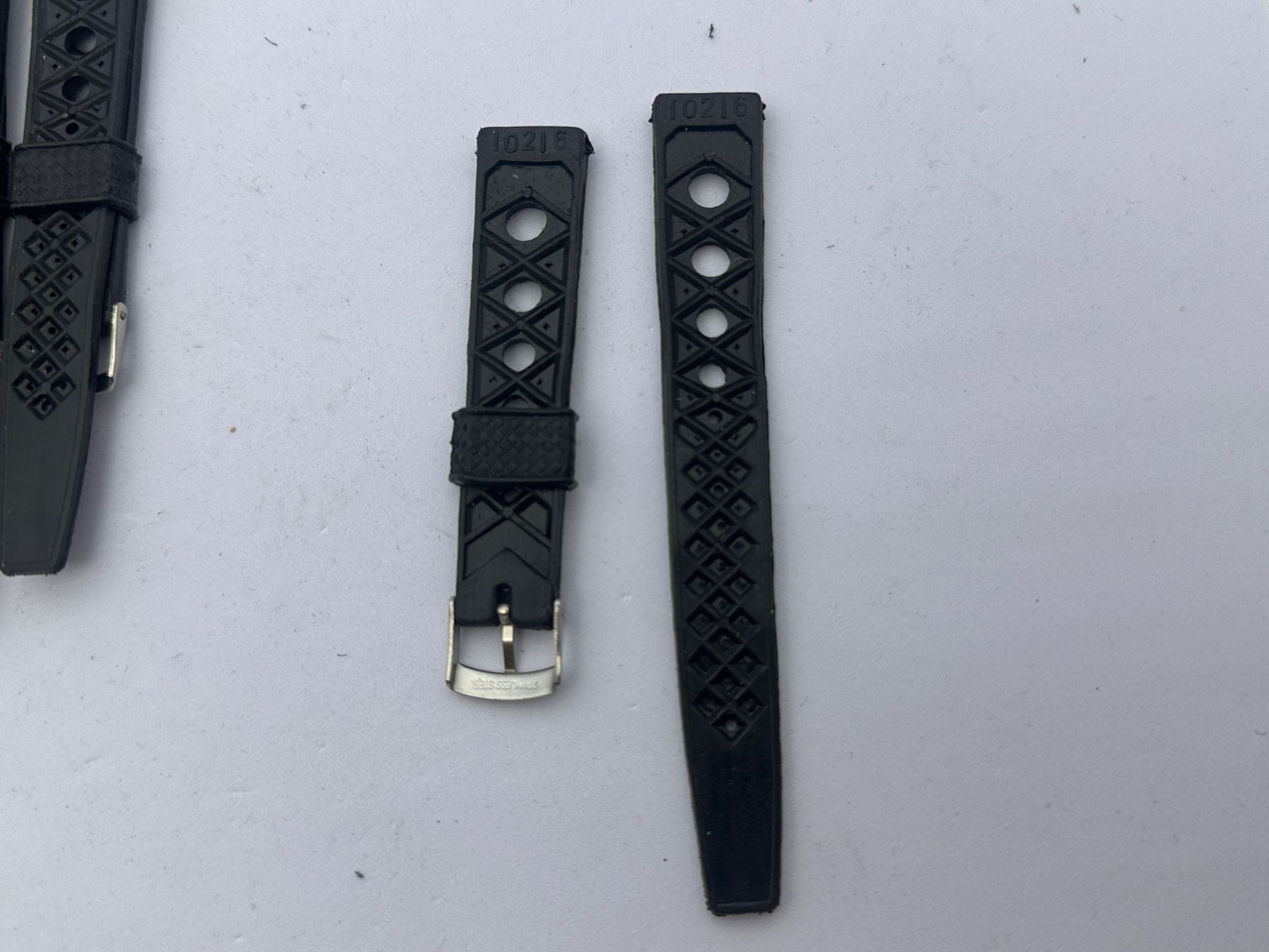 Uhren: 10 Uhren 17mm Kautschuk Bänder – Gebraucht aus Brüttisellen von AlphaOmega05 3