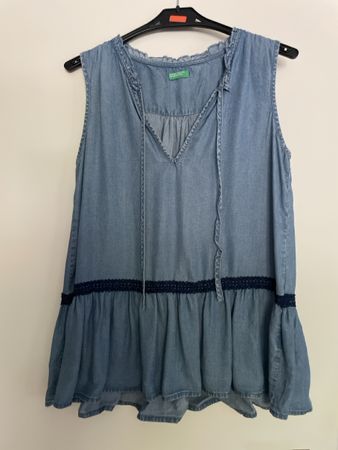 Benetton Denim bluse