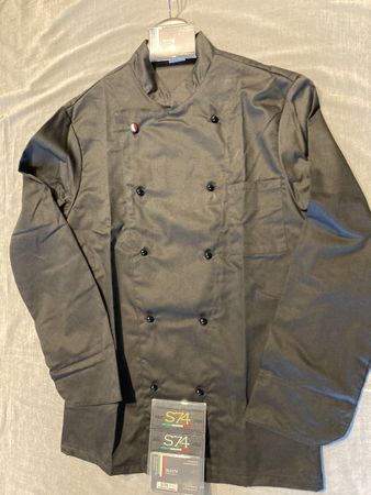 Professionelle Kochjacke Black size XSS