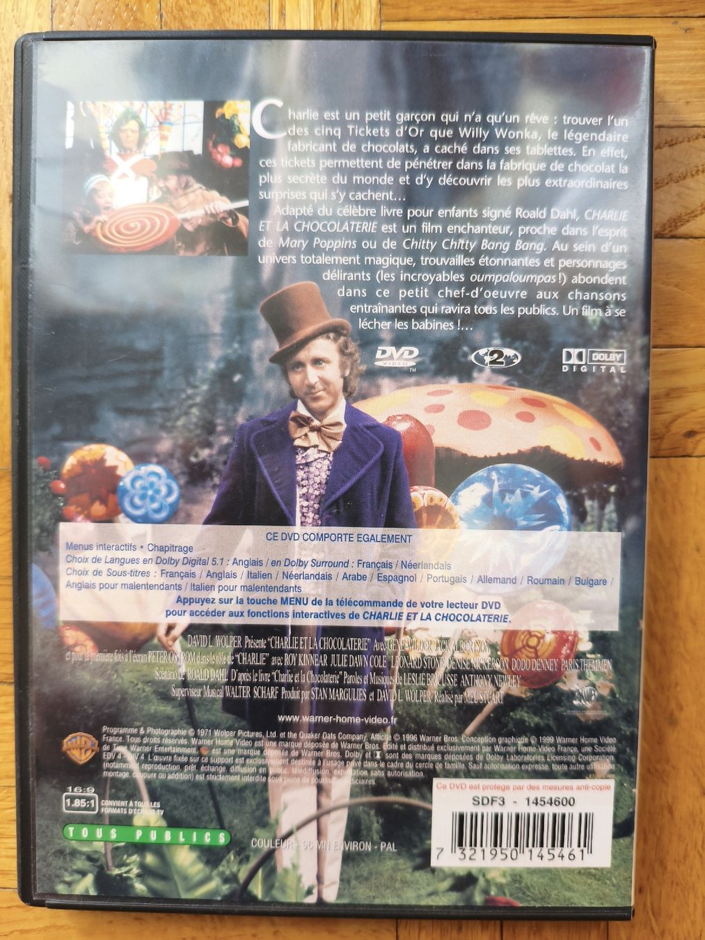Alle DVDs: Charlie & la chocolaterie – Gebraucht aus Renens VD von kollar7 1